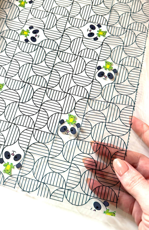 Panda + Frog Clear TPU Vinyl