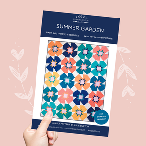 Summer Garden Quilt Pattern - PRINTED