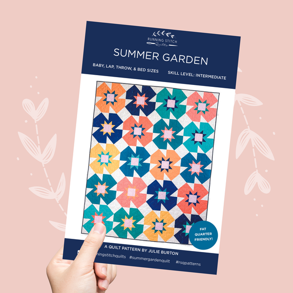 Summer Garden Quilt Pattern - PRINTED