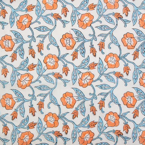Trumpet Vines in Winter BPCT-02-TMP-WINTER | Indian Block Prints Cottage