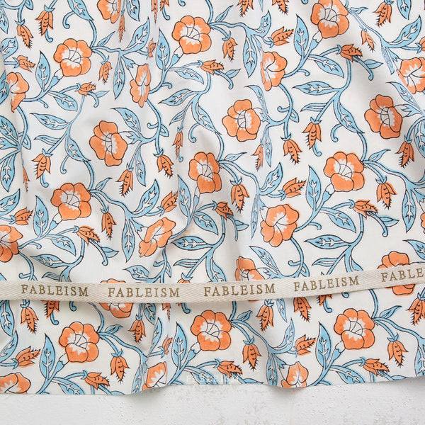 Trumpet Vines in Winter BPCT-02-TMP-WINTER | Indian Block Prints Cottage