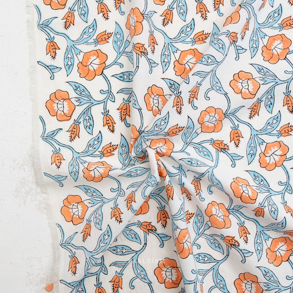 Trumpet Vines in Winter BPCT-02-TMP-WINTER | Indian Block Prints Cottage
