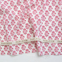 Stamp Floral in Pink BPCT-03-SPF-PINK | Indian Block Prints Cottage