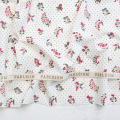 Dottie Floral in Cream BPCT-05-DOT-CREAM | Indian Block Prints Cottage