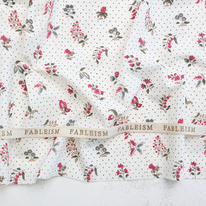 Dottie Floral in Cream BPCT-05-DOT-CREAM | Indian Block Prints Cottage