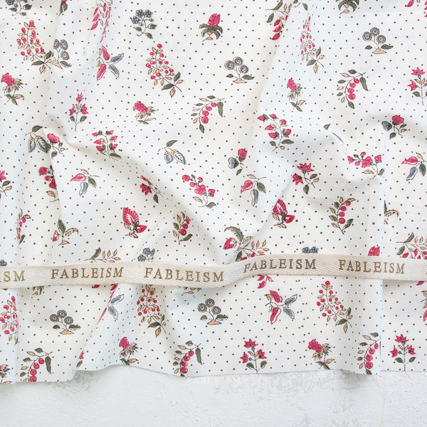Dottie Floral in Cream BPCT-05-DOT-CREAM | Indian Block Prints Cottage