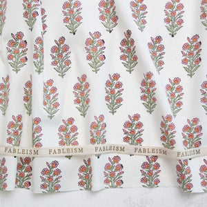 Wild Floral in Blushing BPCT-06-WLD-BLUSHING | Indian Block Prints Cottage