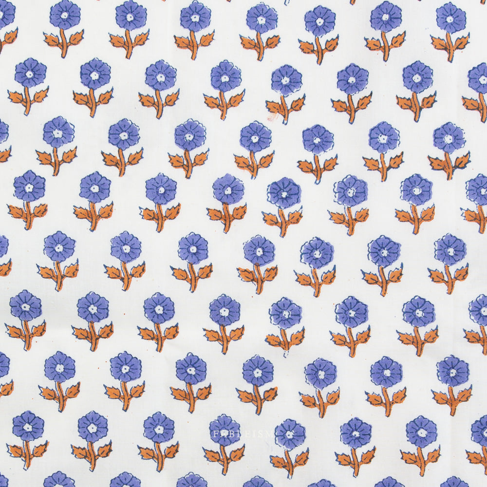 Flowering in Violet BPCT-10-FWG-VIOLET | Indian Block Prints Cottage