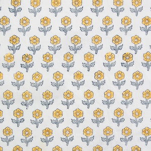 Flowering in Yellow BPCT-10-FWG-YELLOW | Indian Block Prints Cottage