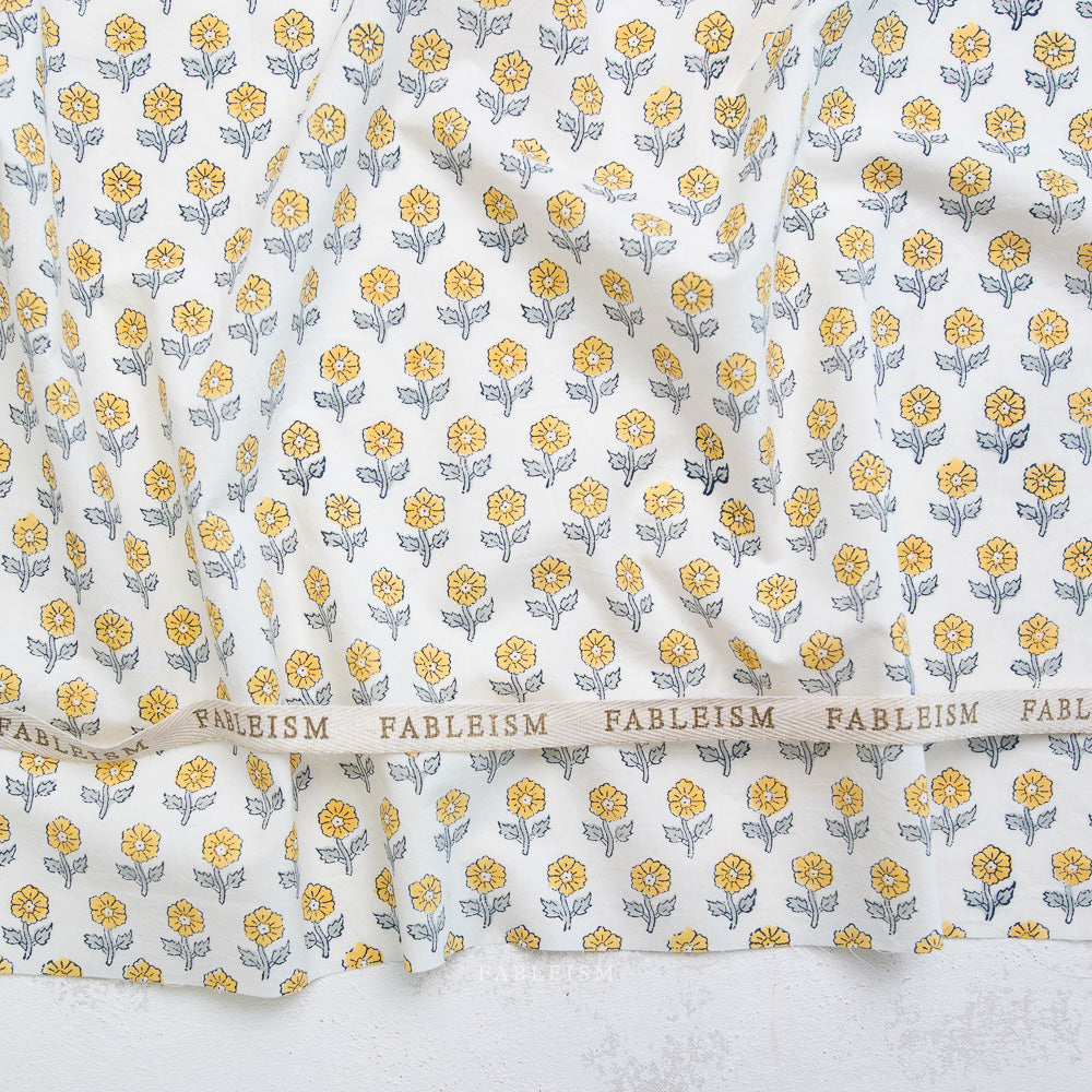 Flowering in Yellow BPCT-10-FWG-YELLOW | Indian Block Prints Cottage