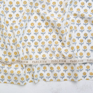 Flowering in Yellow BPCT-10-FWG-YELLOW | Indian Block Prints Cottage