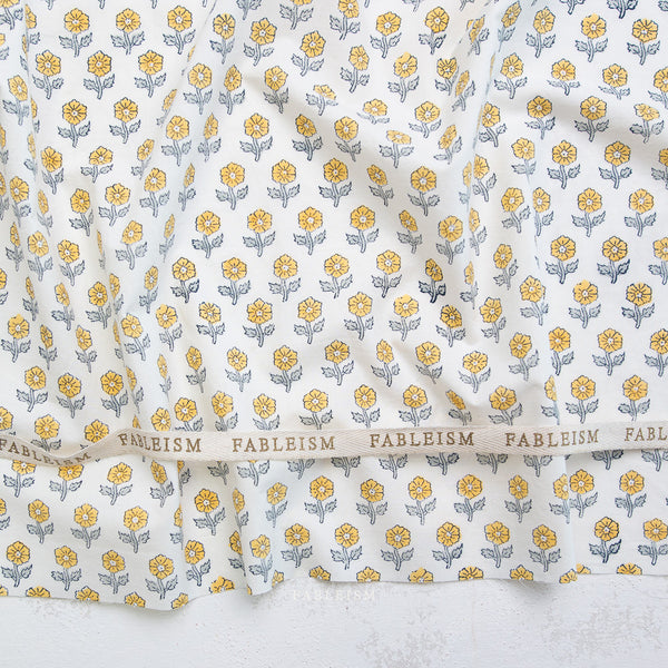 Flowering in Yellow BPCT-10-FWG-YELLOW | Indian Block Prints Cottage