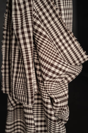 Log Cabin Cotton/Linen Check