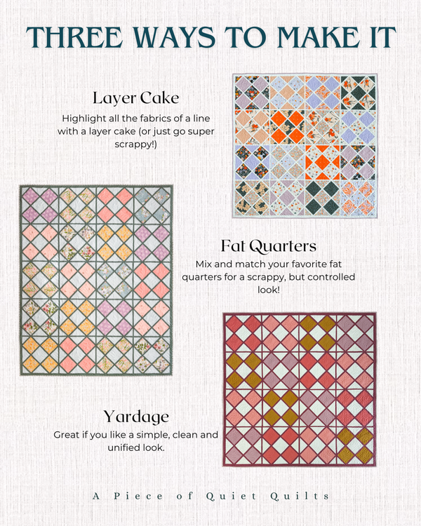 Harlequin Bloom | Paper Quilt Pattern