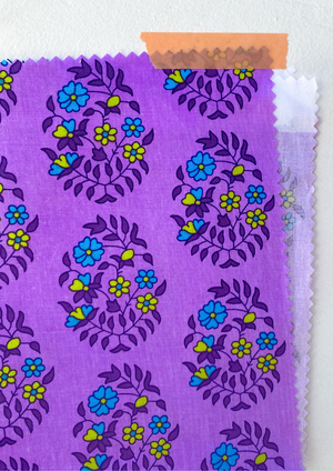 Shalin Lilac Cotton Fabric Coupon