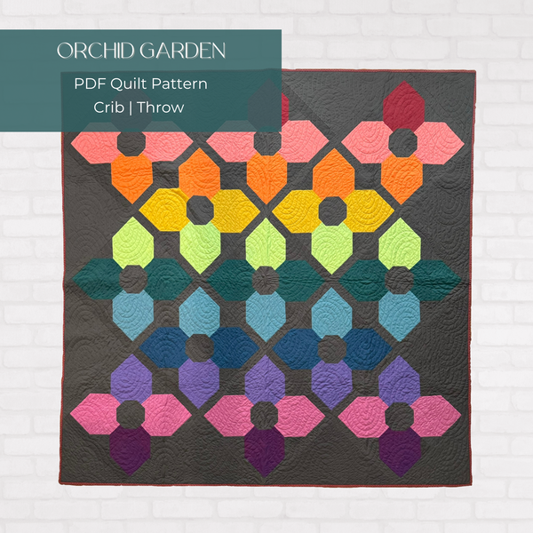 Orchid Garden | Paper Quilt Pattern