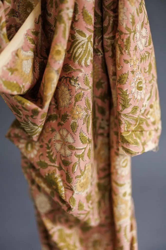 Maricel Pinks Indian cotton | Indian Block Print
