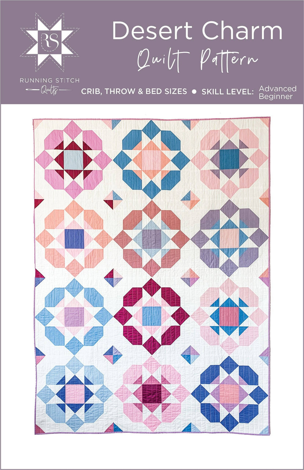 Desert Charm Quilt Pattern - PRINTED