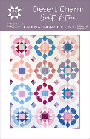 Desert Charm Quilt Pattern - PRINTED