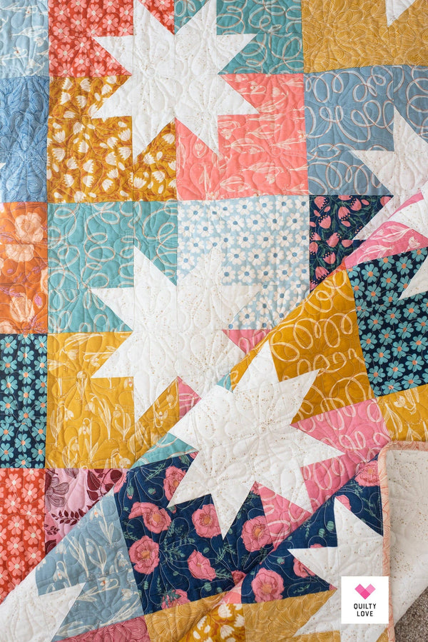 Star Pop II Quilt Pattern-Printed booklet