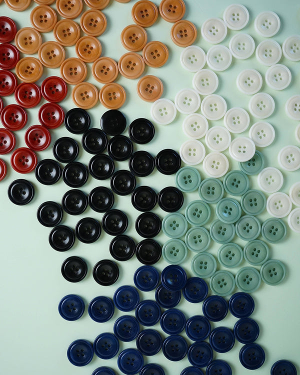 Caramel 3/4" Corozo Nut Buttons | Set of 6