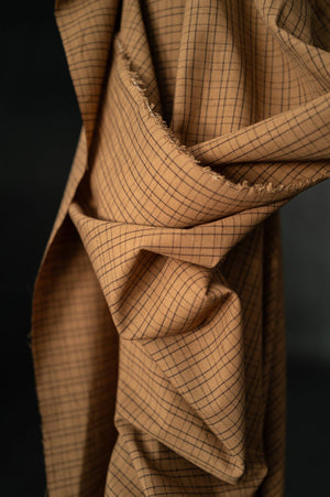 Sumac Cotton/Linen Check