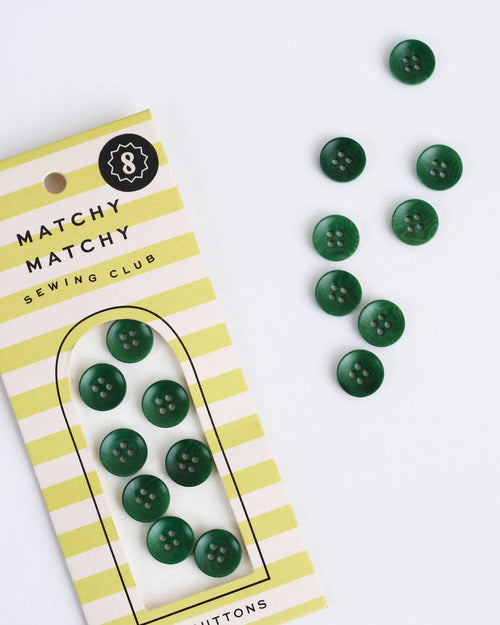 Juniper 1/2" Corozo Nut Buttons | Set of 8