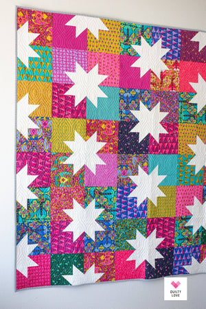 Star Pop II Quilt Pattern-Printed booklet