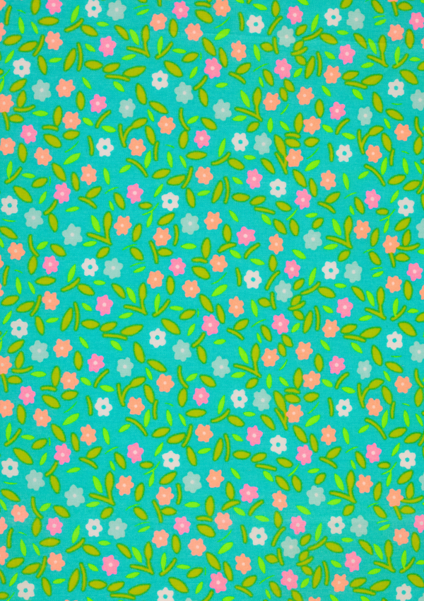 Peace and Love azure cotton coupon