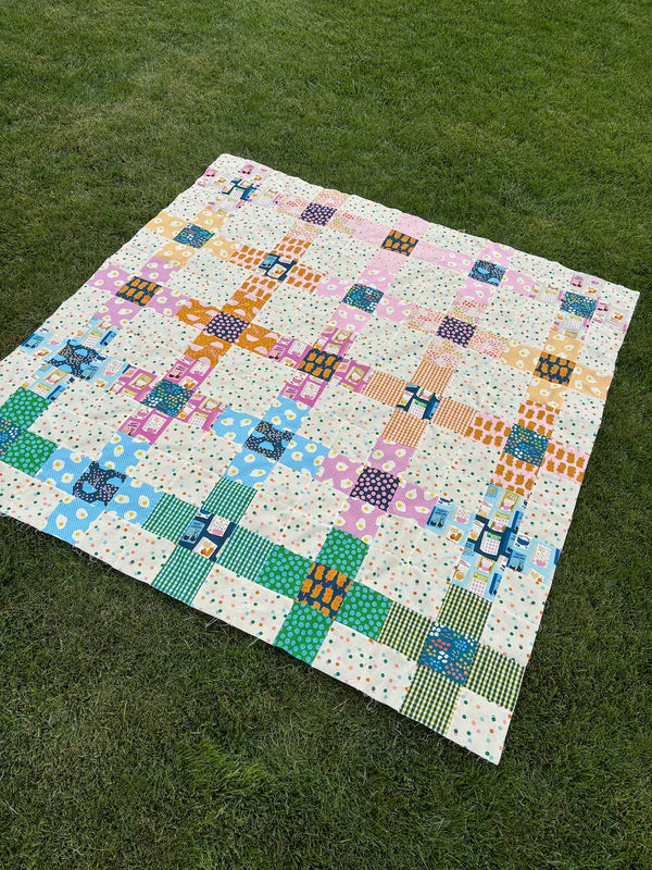 Layer Cake Nine Patch Quilt Pattern - Printed