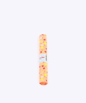 Cotton fabric coupon - Peace and Love melon