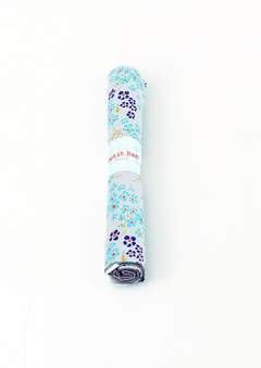Hanako Gray Cotton Coupon 377 | Petite Pan | Precut Fabric 50 x 70 cm