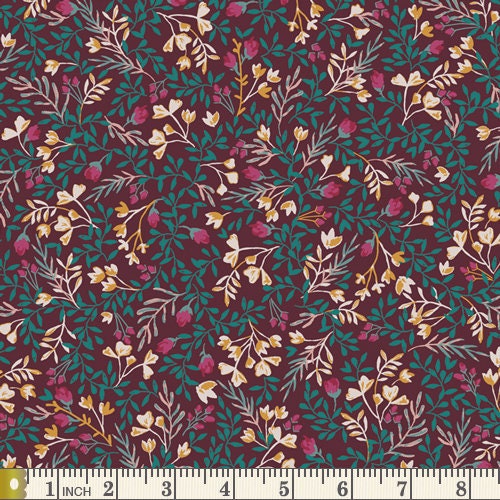 Floral No. 9 Foresta FUS-FO-2103 | Amy Sinibaldi | Foresta Fusion by Art Gallery Fabrics | Continuous Yardage | Fat Quarter
