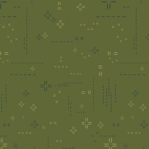 AGF Decostitch Morning Moss DSE-705 | Decostitch Elements by Art Gallery Fabrics | Yardage | Fat Quarter
