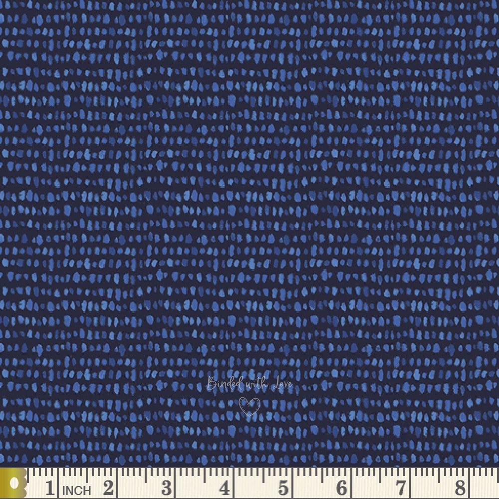 Aquarelle Stippling Practice Deep AQU-66753 | Aquarelle by Katarina Roccella | Art Gallery Fabrics | Yardage | Fat Quarter