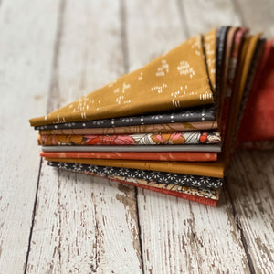 Curated Fat Quarter Bundle | 10 Fat Quarters | Hand Selected Art Gallery Fabrics and Cotton + Steel Quilting Bundle