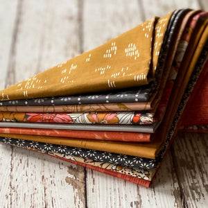 Curated Fat Quarter Bundle | 10 Fat Quarters | Hand Selected Art Gallery Fabrics and Cotton + Steel Quilting Bundle