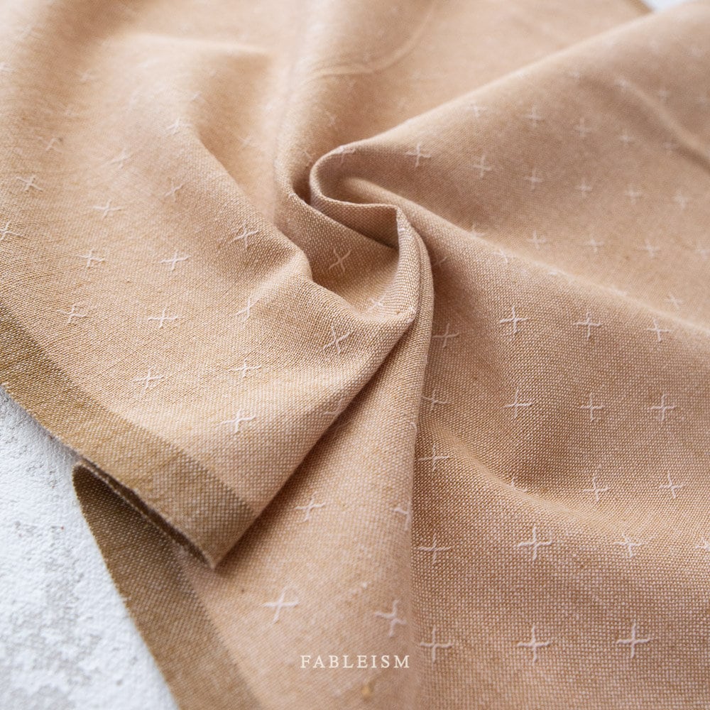 Pan Dulce FSW-055-PAN-DULCE | Sprout Woven by Fableism Supply Co. | Continuous Yardage | Fat Quarter | Cotton Yarn Dyed Wovens