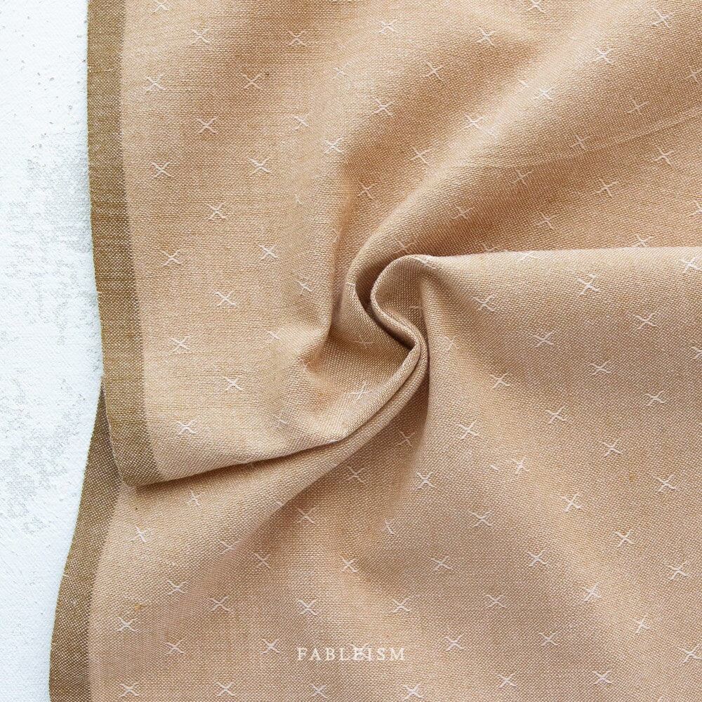 Pan Dulce FSW-055-PAN-DULCE | Sprout Woven by Fableism Supply Co. | Continuous Yardage | Fat Quarter | Cotton Yarn Dyed Wovens