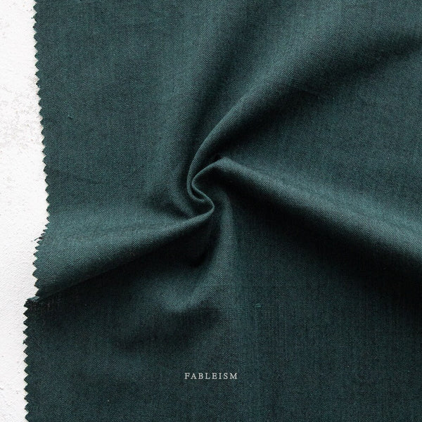 Forest ECW-NOC-18-FOREST | Everyday Chambray Nocturne by Fableism Supply Co. | Continuous Yardage | Fat Quarter