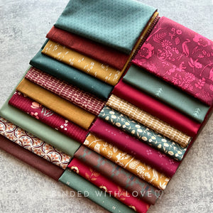 Curated Fat Quarter Bundle | 20 Fat Quarters | Hand Selected Fabrics | Precut Quilting Bundle