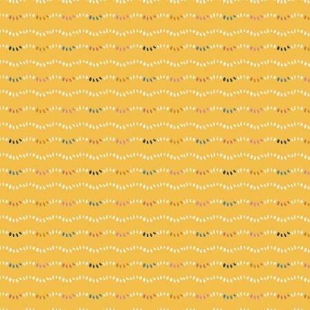 Collecting Feathers Gold LI304-GO3 | Nightingale by Lissie Teehee | Cotton + Steel | Continuous Yardage | Fat Quarter