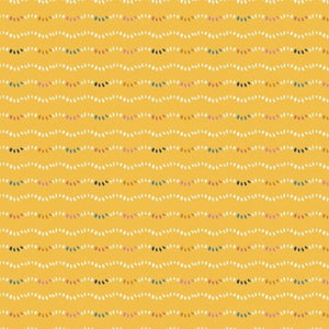 Collecting Feathers Gold LI304-GO3 | Nightingale by Lissie Teehee | Cotton + Steel | Continuous Yardage | Fat Quarter