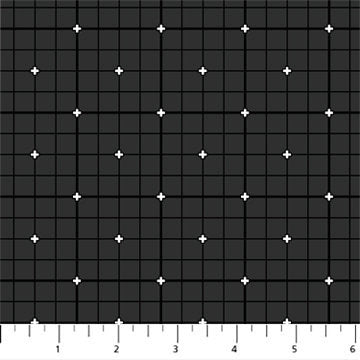 Grid Smoke 92011-98 | Serenity by Ghazal Razavi | Figo Fabrics | Continuous Yardage | Fat Quarter | Quilting Fabric