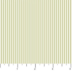 Stripes Green 92014-70 | Serenity by Ghazal Razavi | Figo Fabrics | Continuous Yardage | Fat Quarter | Quilting Fabric