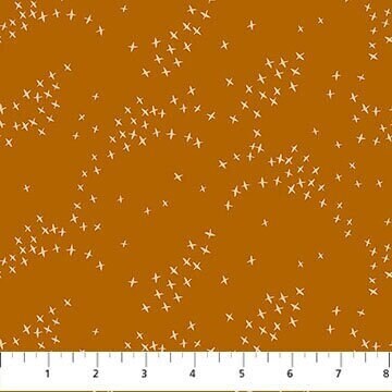 Birds Caramel 92018-55 | Seasons by Ghazal Razavi | Figo Fabrics | Continuous Yardage | Fat Quarter | Quilting Fabric