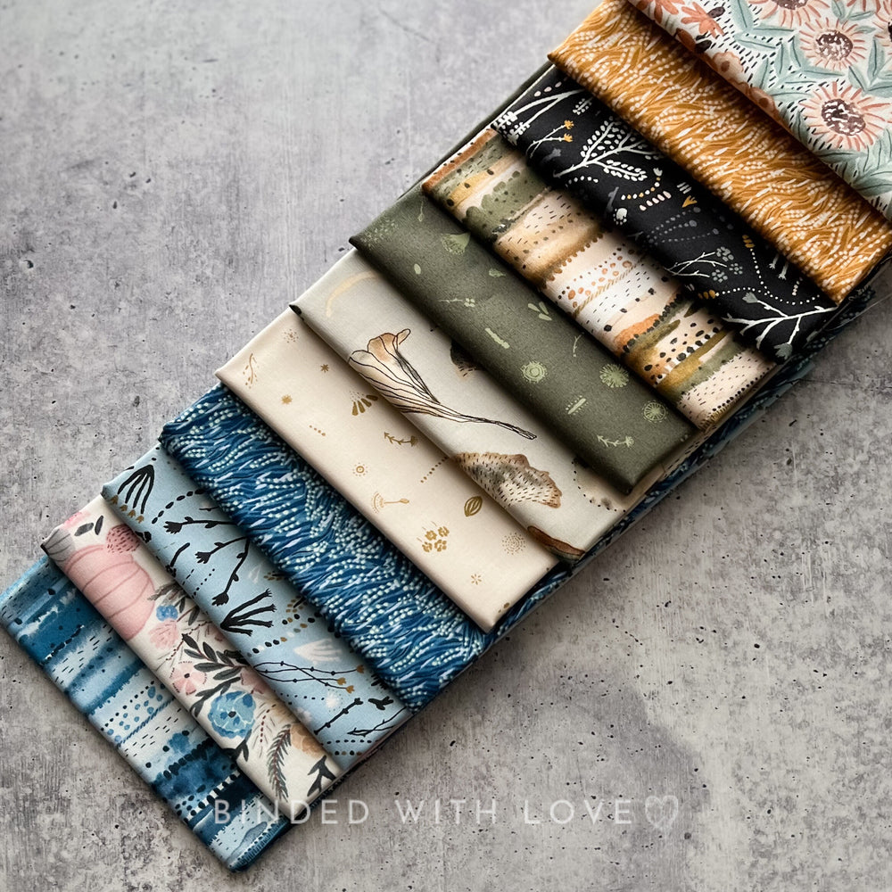 Autumn Forage by Boccaccini Meadows | Figo Fabrics | 11 Print Bundle | Quilting Bundle | Half Yard Bundle | Fat Quarter Bundle | BUNDLE-214