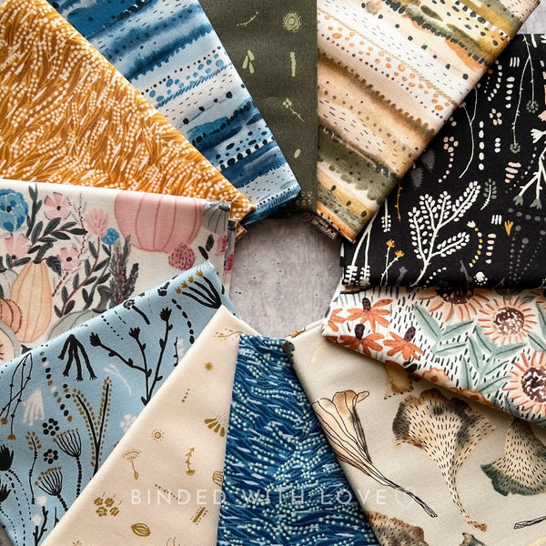 Autumn Forage by Boccaccini Meadows | Figo Fabrics | 11 Print Bundle | Quilting Bundle | Half Yard Bundle | Fat Quarter Bundle | BUNDLE-214