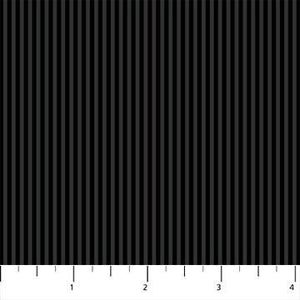 Stripes Black 92014-99 | Serenity by Ghazal Razavi | Figo Fabrics | Continuous Yardage | Fat Quarter | Quilting Fabric