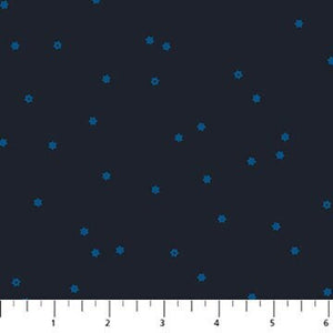 Flowers Navy 92016-45 | Seasons by Ghazal Razavi | Figo Fabrics | Continuous Yardage | Fat Quarter | Quilting Fabric